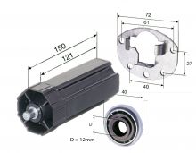 Lagerset SW60 (Kugel-, Anschraublager, Walzenkapsel) Rohrmotoren Zubehör